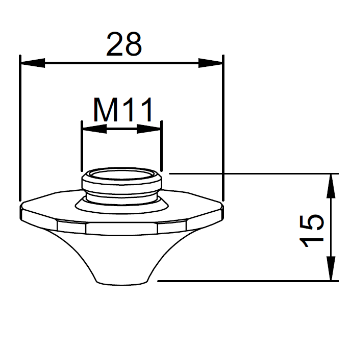 RT120-7114 RAYTOOLS M11 SINGLE NOZZLE D. 1,4mm ORIGINAL PART