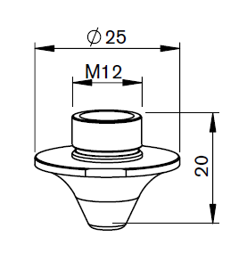 AM367-1413CPX AM-Nozzle eco cut, Ø S3.0 mm CP