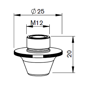 AM367-1770CPX AM-DOUBLE NOZZLE Ø 7.0SC CP SILKY CUT