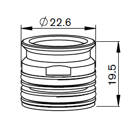 AM367-3036 AM-NOZZLE ADAPTOR WITH  12 HOLES
