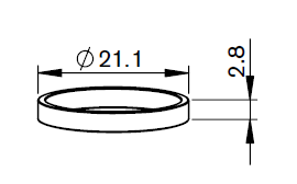 AM367-5853 AM-PTFE COLLAR FOR WACS