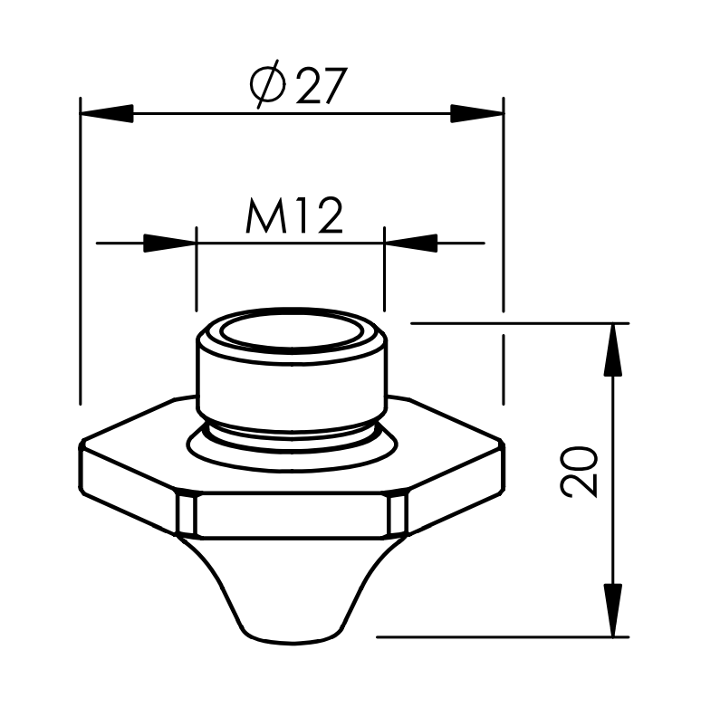 BL350-0880 BL-DOUBLE NOZZLE D3F 1.5 MM -1.5 MM HCP