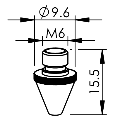 BL355-0835 BL-NOZZLE KNL Ø 1.5