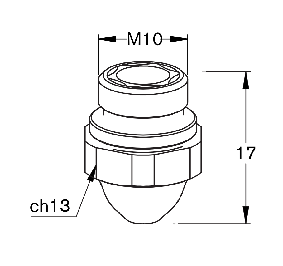 BY310-0079X BY-NOZ DBL 130, 1.75 MM - 1.5 MM (10 PK)