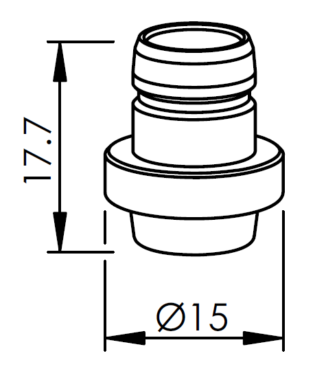 BY310-5269X BY-NOZZLE Ø 1.75