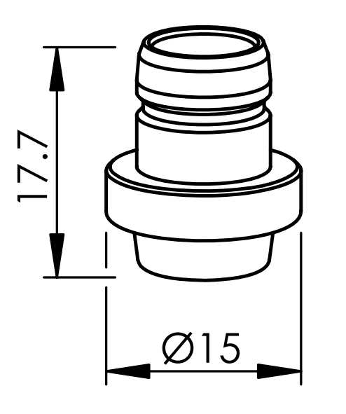 BY310-8494CP BY-NOZZLE Ø 5.0 HCP