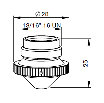 LV332-0013 LV-DOUBLE NOZZLE W/SPRING Ø 2.5 INNER Ø 1.3