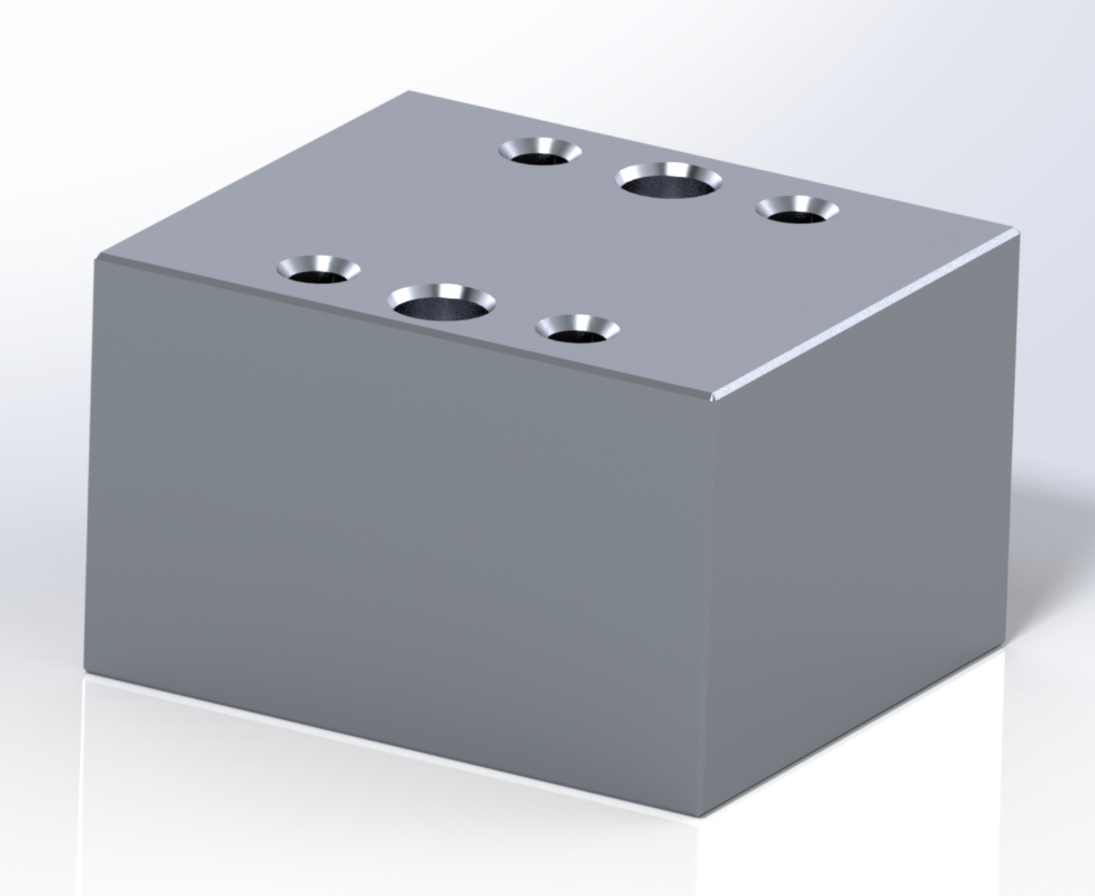 M50JW-060AL2 MATE Dynogrip-52 Aluminium Spanbek 60,0 mm breed - t.b.v. bewerking