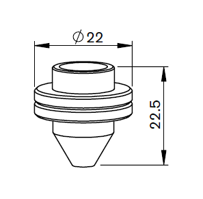 MB327-0015 MB-NOZZLE Ø 1.5