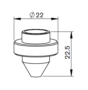 MB327-267 MB-NOZZLE Ø 2.0