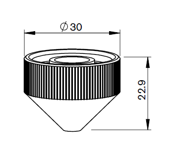 MB334-1626B MB-NOZZLE Ø 1.0 LOW PRESSURE