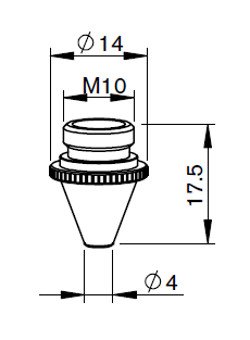 MZ321-0012X MZ-NOZZLE Ø 1.2