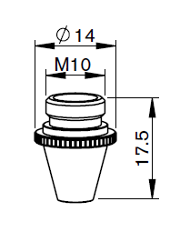 MZ322-0512CPX MZ-NOZZLE Ø 1.2 CP