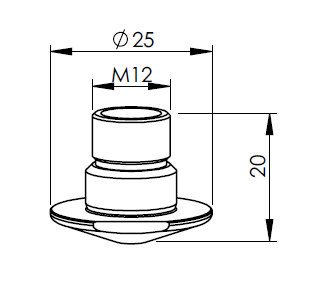 MZ368-4460CP MZ-NOZZLE Ø 2.0 CP