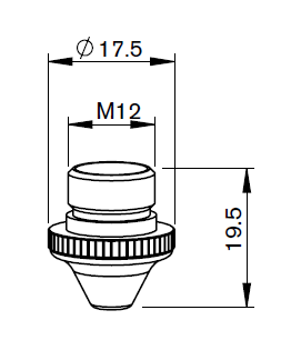 PR421-111CP PR-DOUBLE NOZZLE Ø 1.5 CP