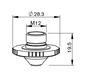 PR422-0103CP PR-NOZZLE PENT Ø 1.5 CP