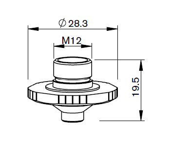 PR422-0524CP PR-NOZZLE PENT Ø 3 DL CP