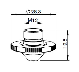 PR422-0664 PR-NOZZLE PENT Ø 1.75 CP