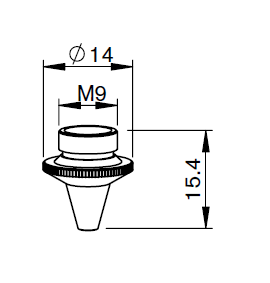 PT344-0020X PT-NOZZLE Ø 2.0