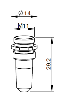 PT348-1594 KOIKE® NOZZLE Ø 1.2