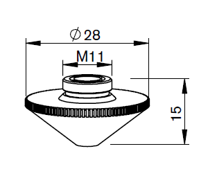 PT358-0010CPX PT-DOUBLE NOZZLE Ø 1.0 - 1.5 CP