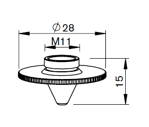 PT406-0003 PT-NOZZLE Ø 1.5 HD