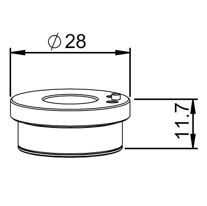 RT120-099A RAYTOOLS M11 NOZZLE HOLDER FOR BM115 ORIGINAL PART