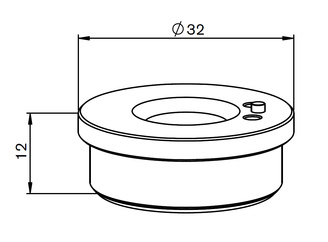 RT120-4100 RAYTOOLS M14 NOZZLE HOLDER ORIGINAL PART