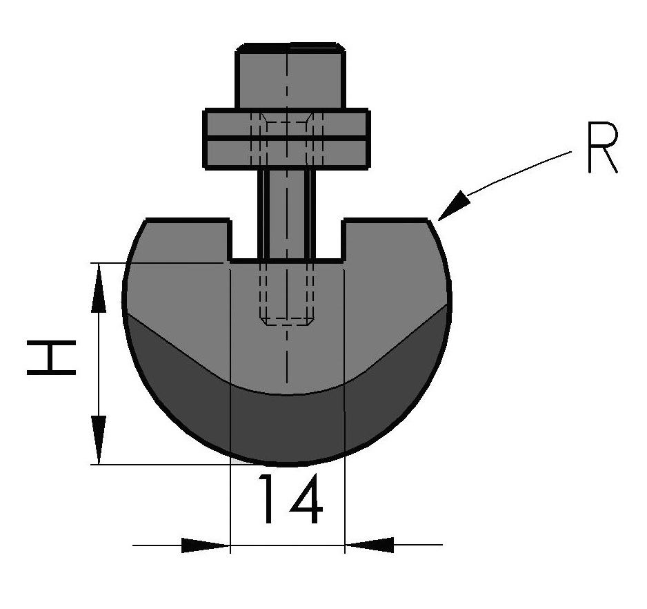 W277718 RU-102 - R=17,5 - 515 mm