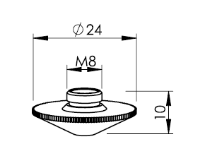 TR301-0017CP TR-NOZZLE Ø 1.7 CP