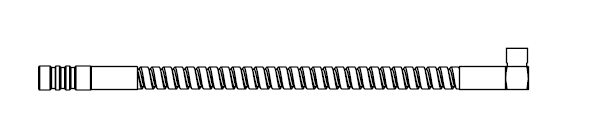 TR301-9983 TRUMPF-SENSOR CABLE, 190 MM (7.5&quot;) ARMORED