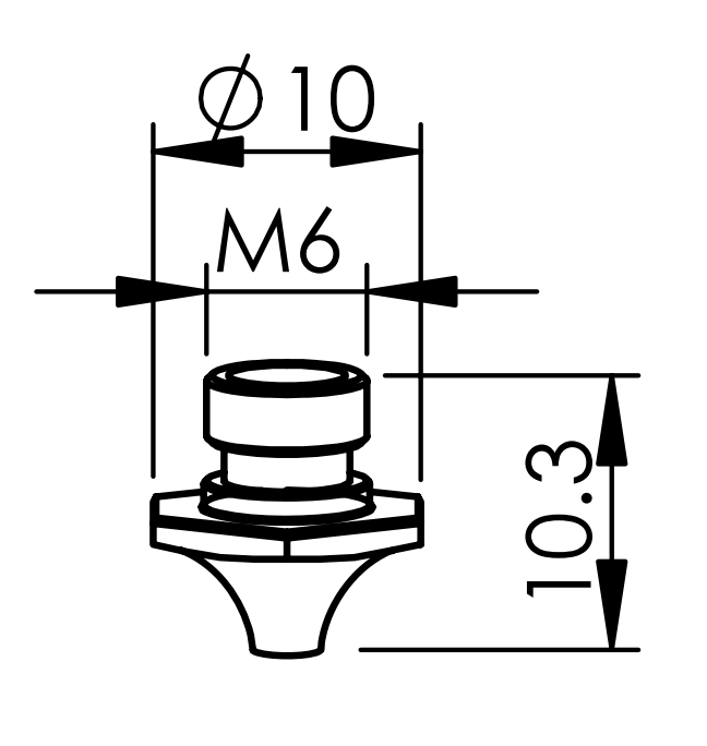TR302-0012X TR-NOZZLE Ø 1.20 HD