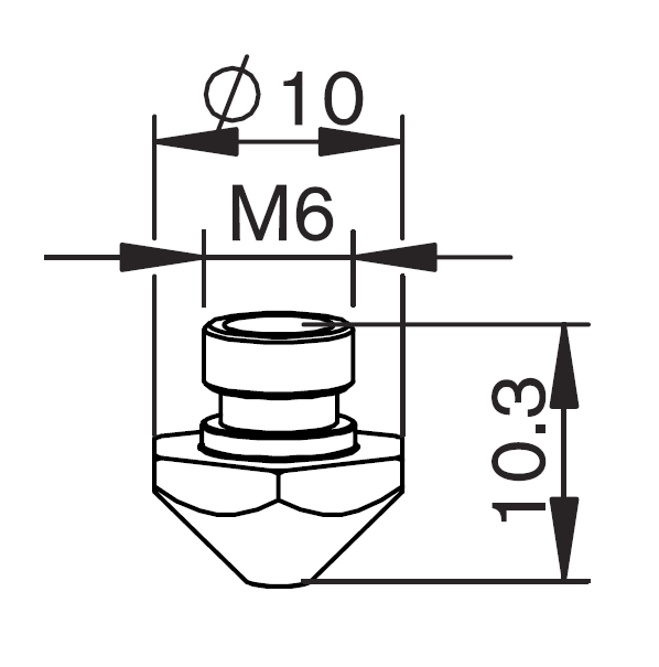 TR302-6940X TR-NOZZLE Ø 1.4 HD