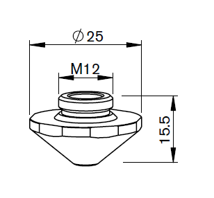 TR407-4863 TR-NOZZLE Ø 1.4 EAA